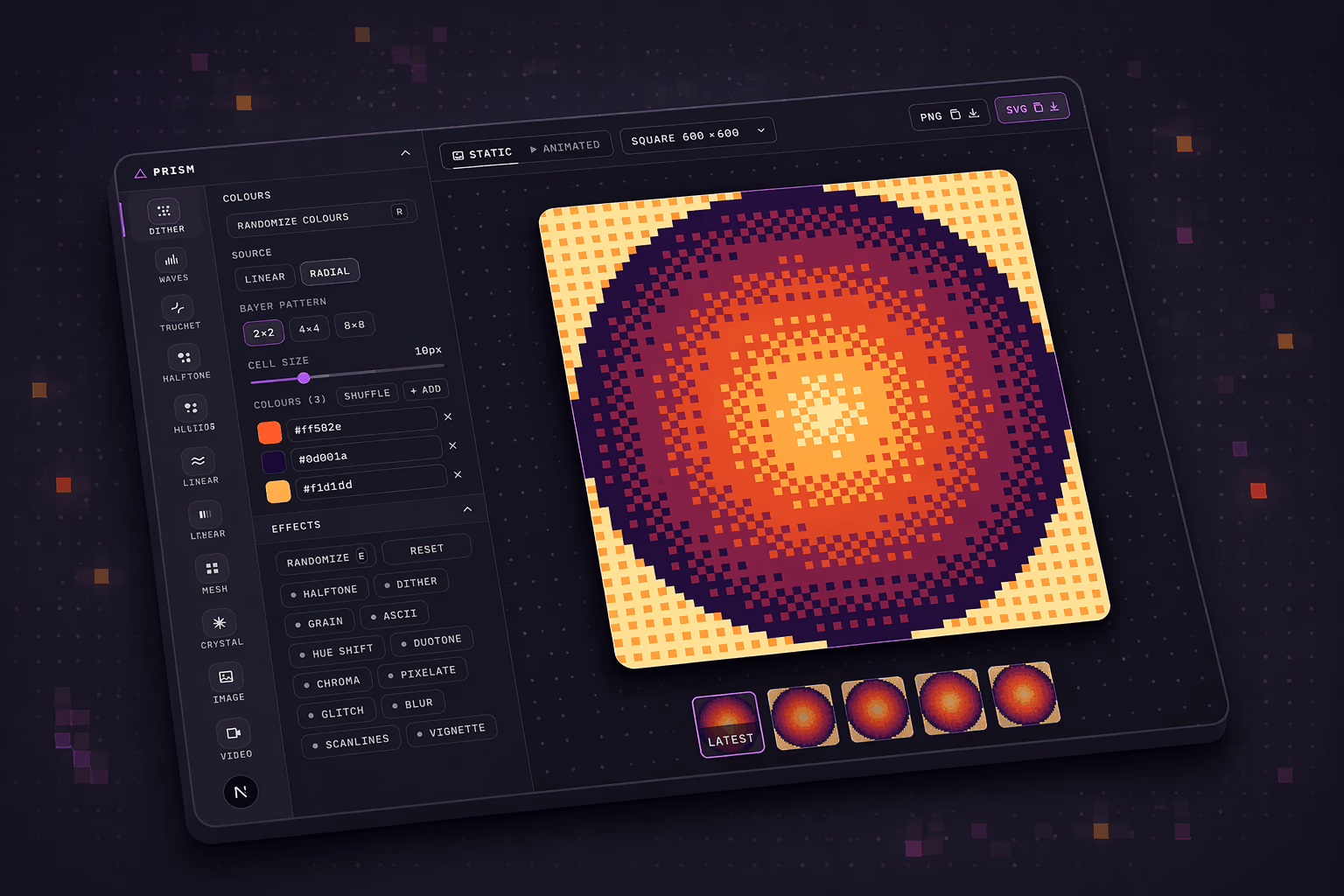 Prism: SVG + Shader Playground